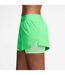 Womens/ladies Fit Swift 2 In 1 Running Shorts Illusion Green Nike-3