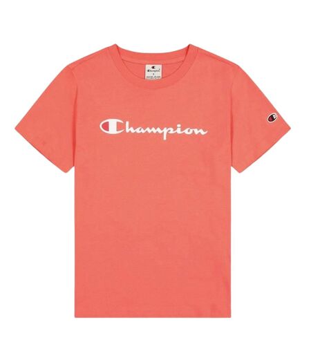 T-shirt Manches Courtes Femme Corail Champion