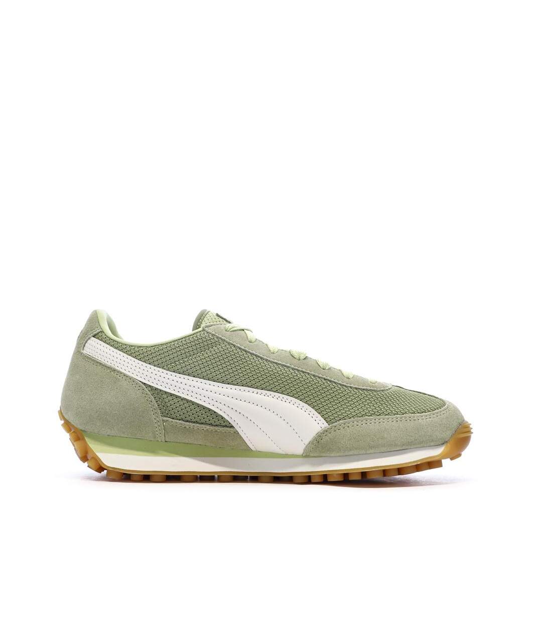 Basket verte homme puma easy rider mesh-2
