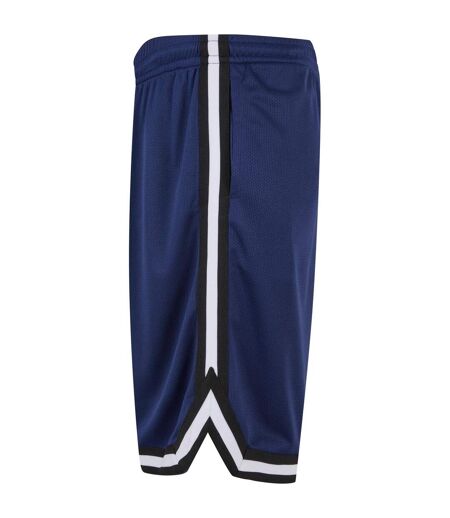Short Motif/style À Rayures Homme Bleu Foncé Noir Blanc Urban Classics