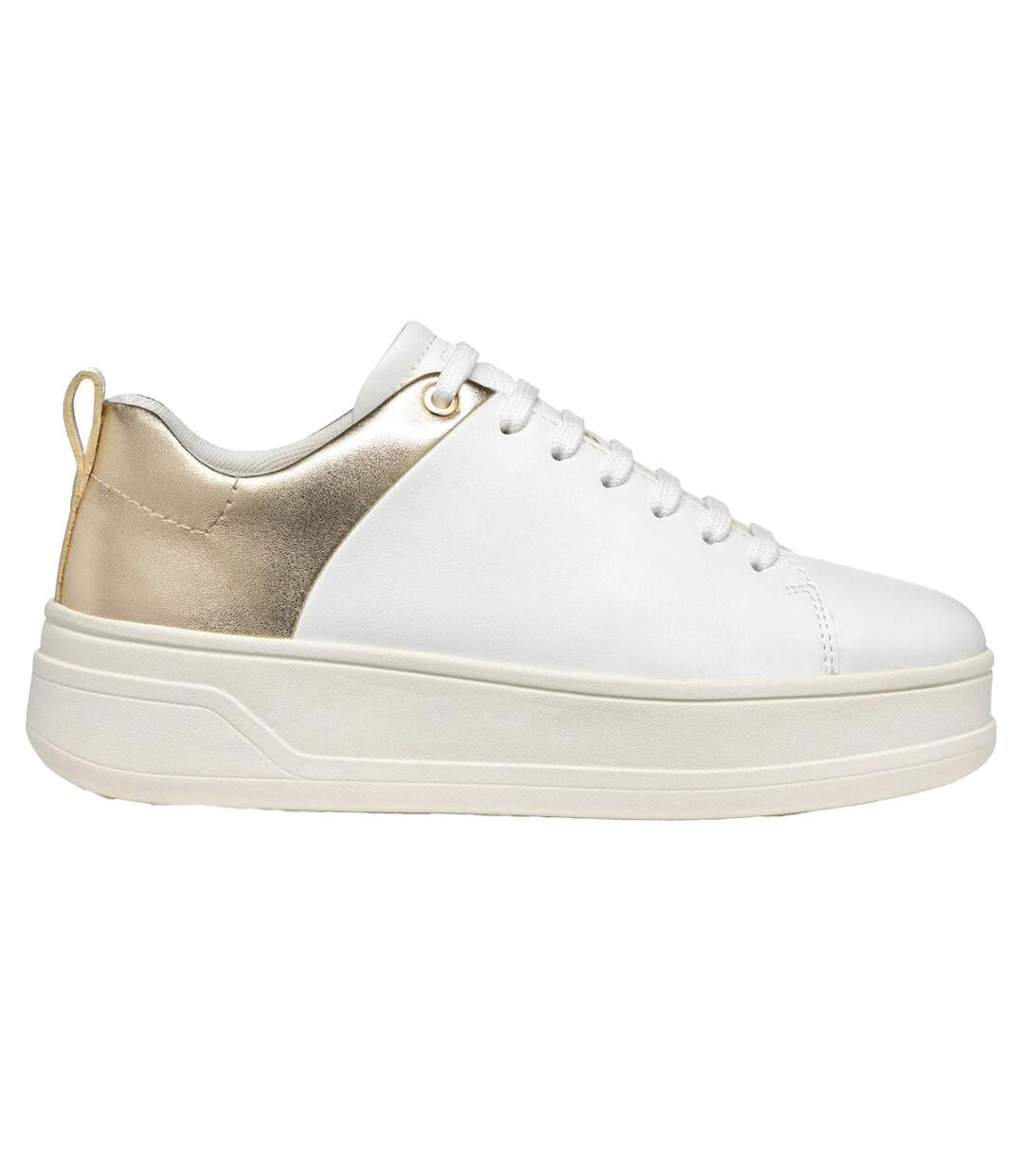 Baskets d spherica ecub femme blanc / doré clair Geox-3