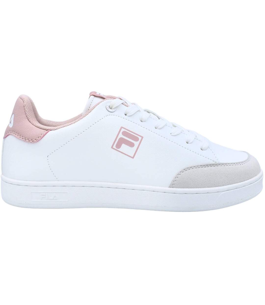 Chaussures Courtbay Femme Blanc Rose Fila-4
