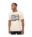 Mens boxvibe t-shirt light stone Crosshatch-1