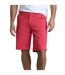 Mens rayburn flat fronted shorts dark pink Weird Fish-3