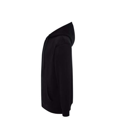 Veste À Capuche Motif/style Uni Adulte Noir JHK