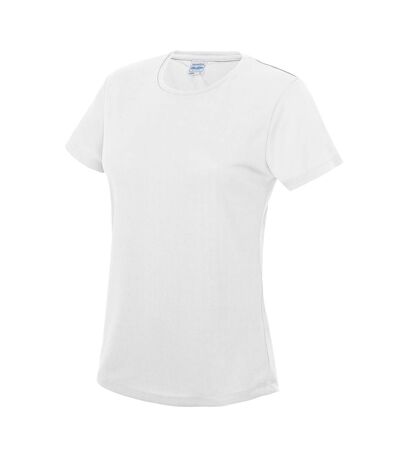 T-shirt Sport Femmes Blanc AWDis