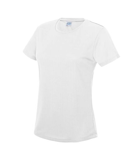 T-shirt Sport Femmes Blanc AWDis