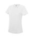 T-shirt Sport Femmes Blanc AWDis-1