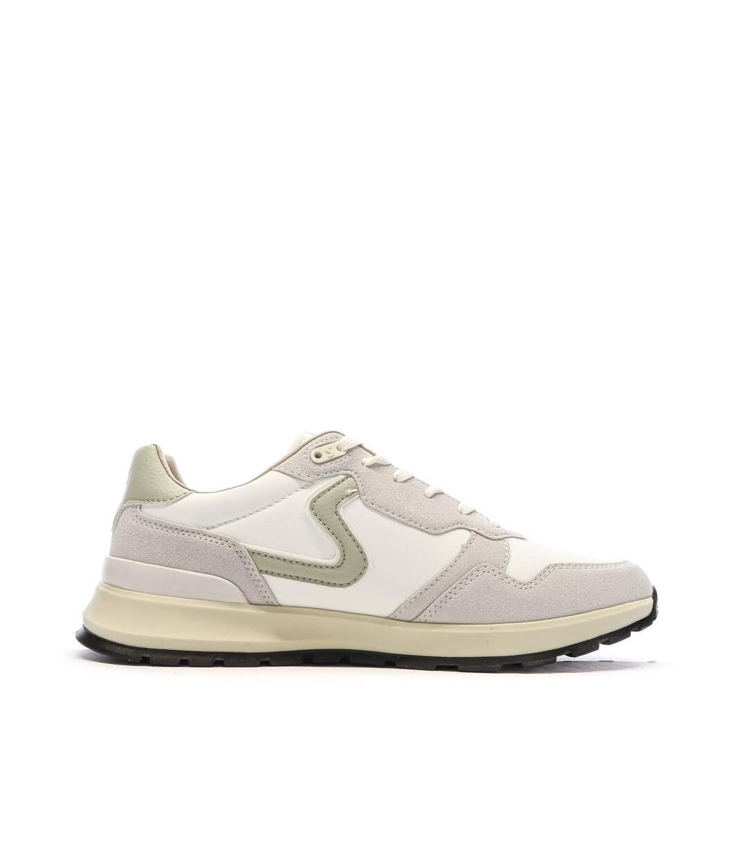 Baskets blanches/beiges homme schott dorian-2
