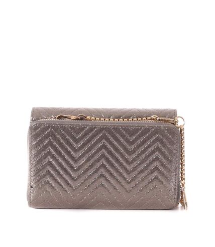 Sac à Bandoulière Gris Métallique Femme Stella Green Chevron - Taille unique