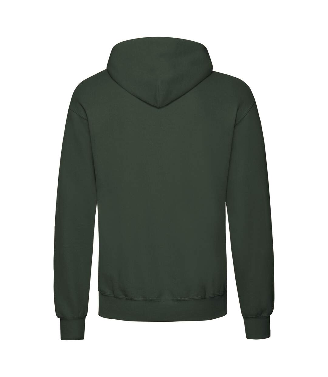 Sweat À Capuche Classic Homme Vert Bouteille Fruit Of The Loom-2