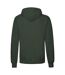 Sweat À Capuche Classic Homme Vert Bouteille Fruit Of The Loom-2
