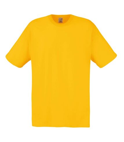 Fruit Of The Loom Mens Original Short Sleeve T-Shirt (Sunflower)