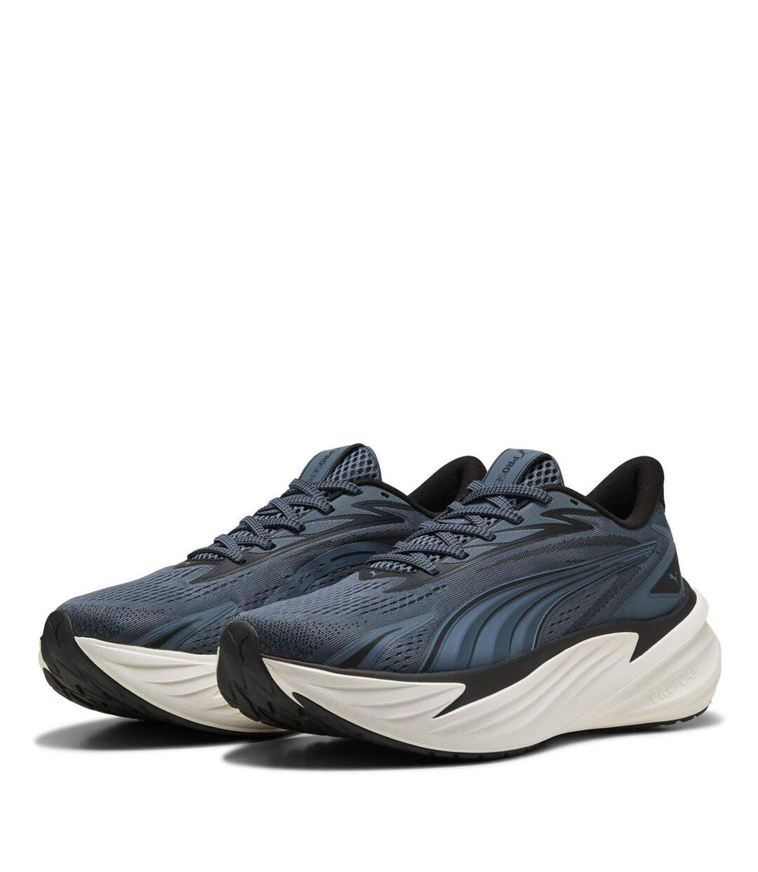 Mens Pro Running Trainers Blue White Puma-1