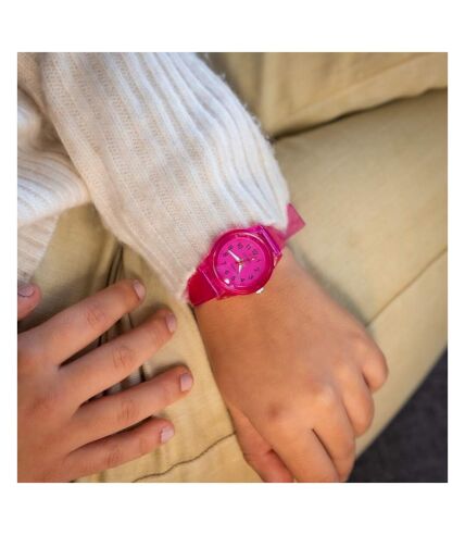 Montre Femme en Plastique Rose CHTIME