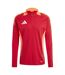 Mens Half Zip Long-sleeved Jersey Team Power Red Adidas-2