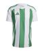 Maillot De Foot Style À Rayures Homme Blanc Vert Adidas-2