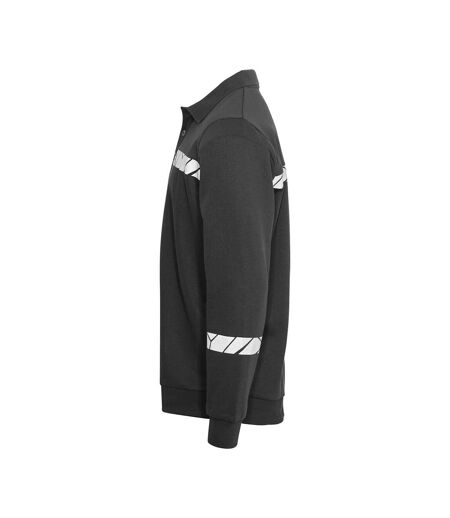 Mens Progression Hi-vis Polo Sweatshirt Black Projob