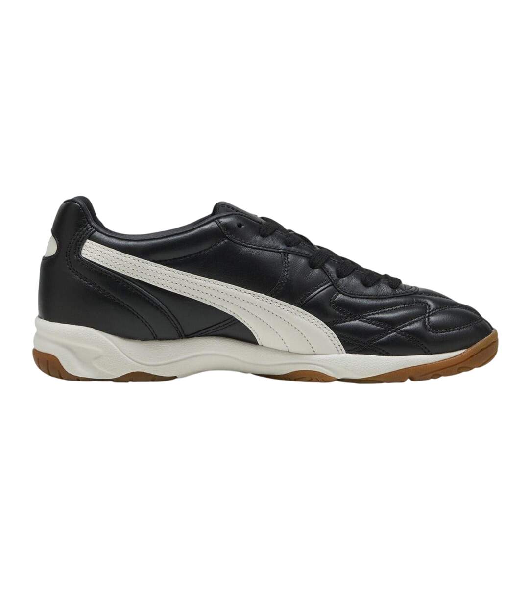 Mens King Indoor Football Trainers Black White Puma-1