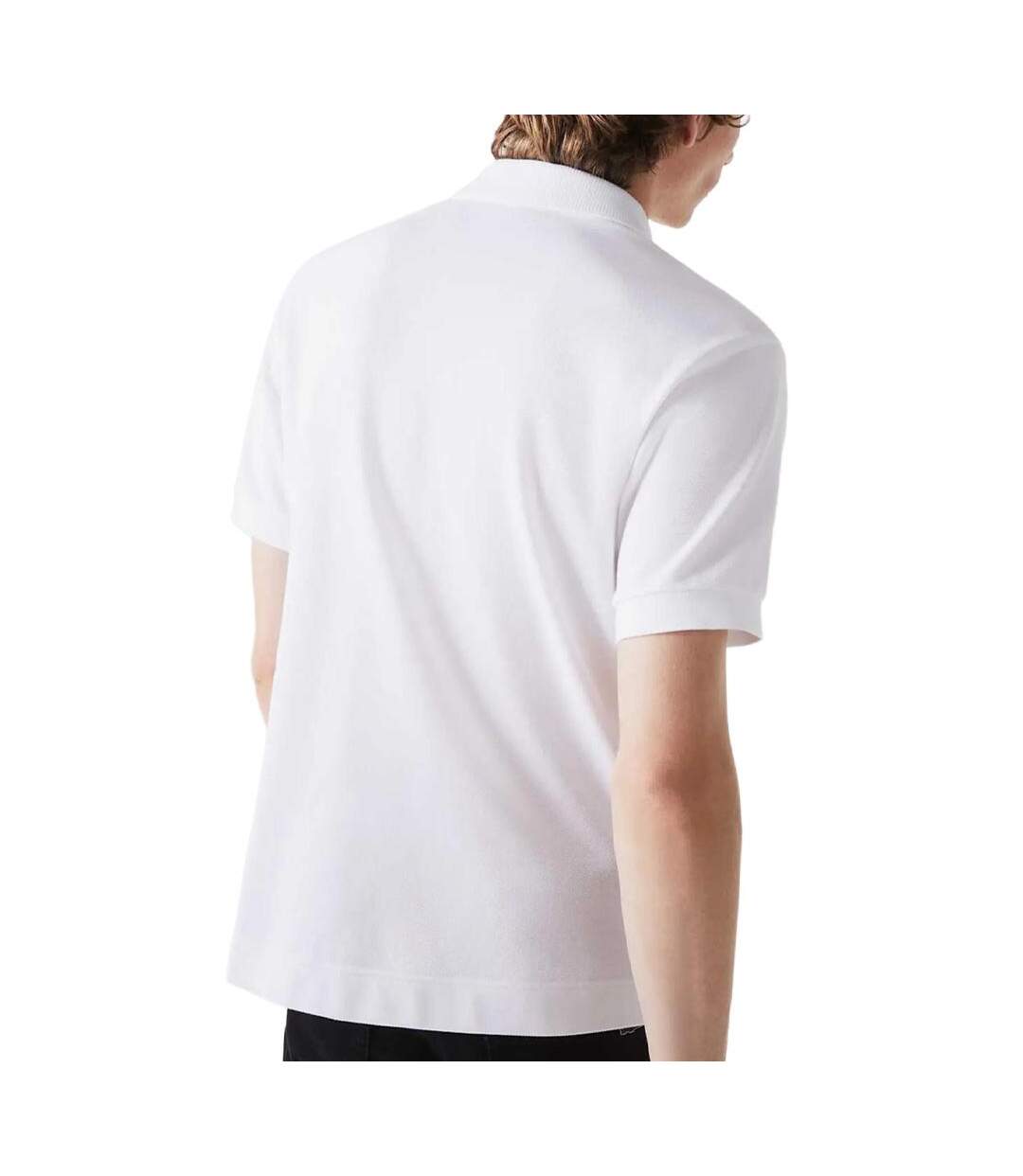 Polo blanc homme lacoste bord-cote-2