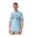 T-shirt Style Graphique Hanover Homme Bleu Weekend Offender-1