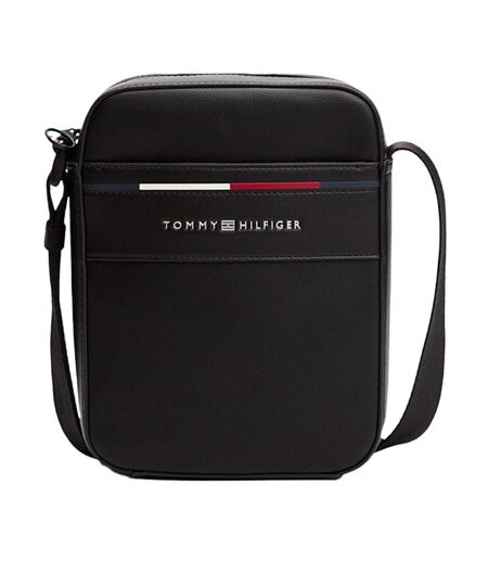 Sacoche noire homme tommy hilfiger foundation - taille unique
