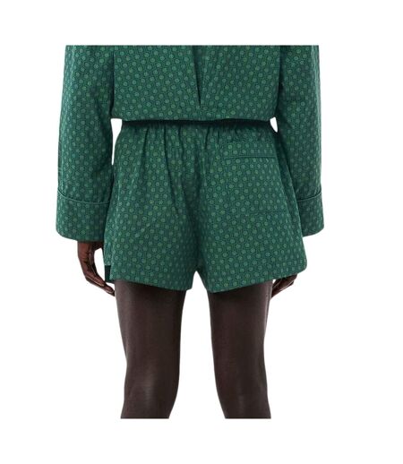 Short vert homme lacoste runway print popelin