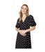 Robe mi-longue femme noir Dorothy Perkins-4