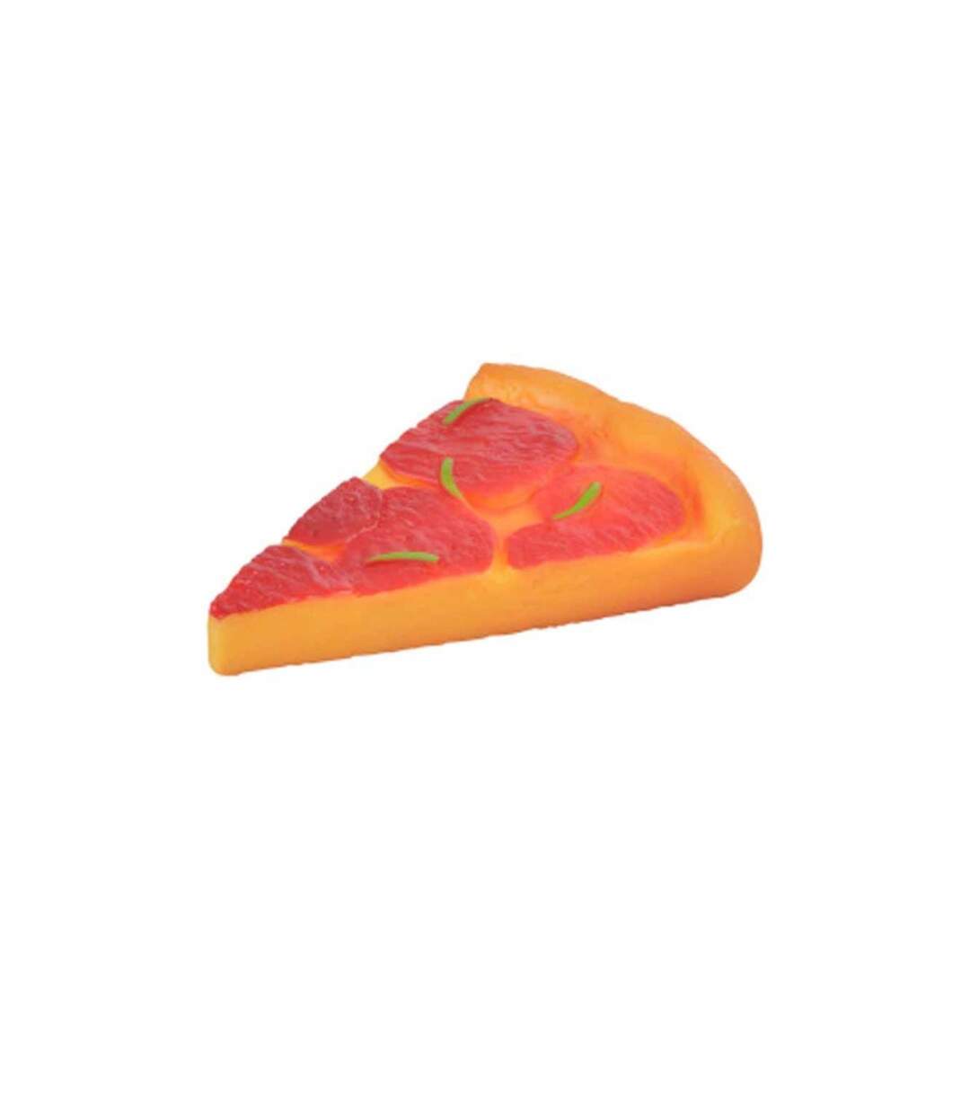 Jouet pour Chien Pizza 15cm Rouge-1