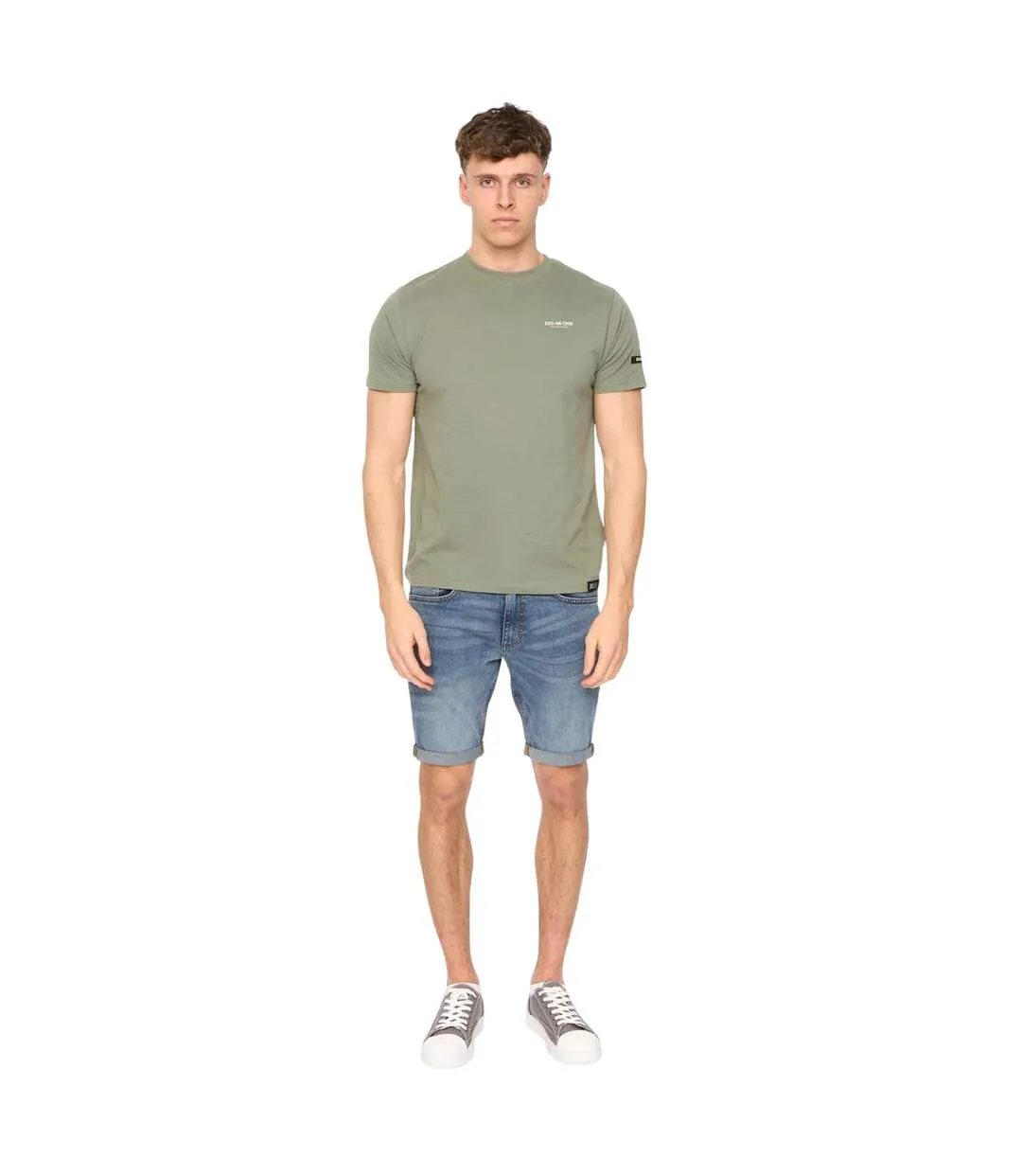 T-shirt Landway Homme Olive Duck And Cover-4