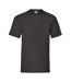 T-shirt Valueweight Adulte Noir Fruit Of The Loom-1