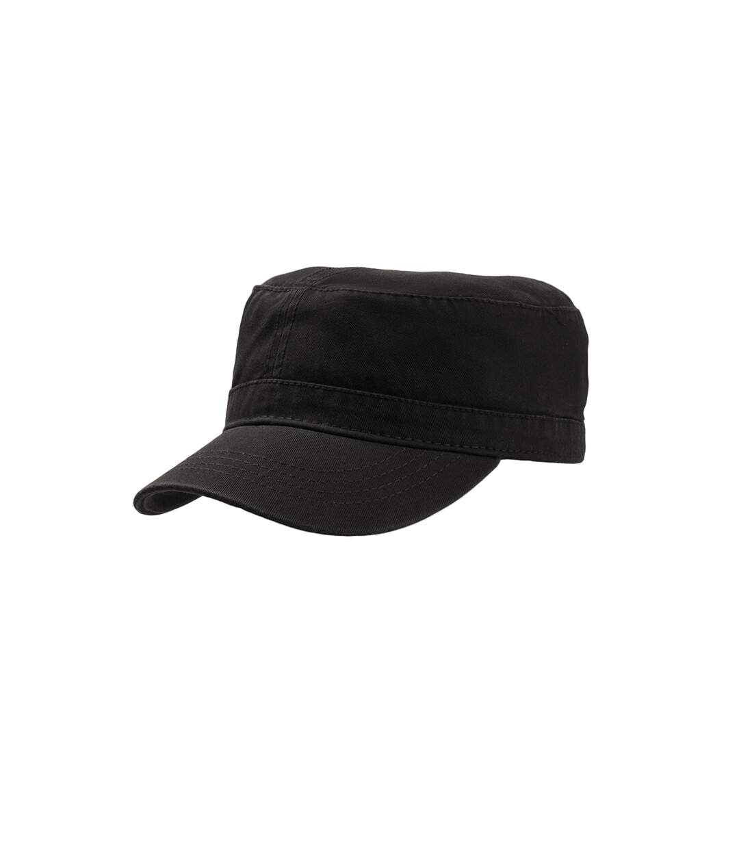Atlantis Chino Cotton Uniform Military Cap (Black) - UTAB226-2