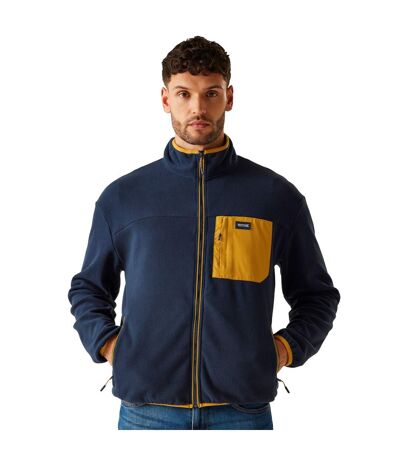 Veste Polaire Frankie Homme Bleu Marine Moutarde Regatta