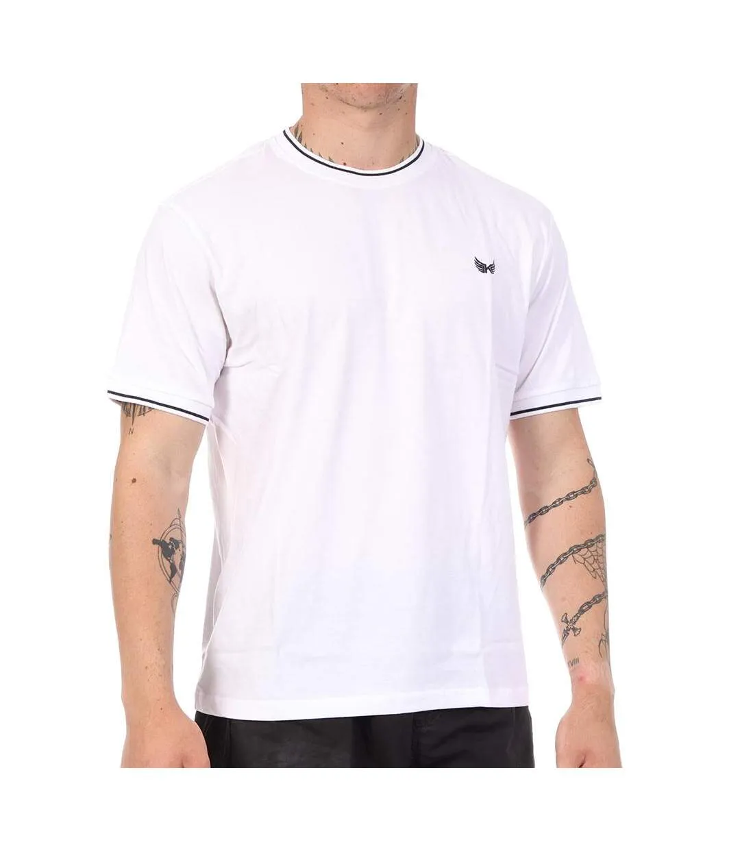 T-shirt blanc homme kaporal molto-1