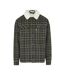 Veste à carreaux kaki homme o'neill fleece lined-1