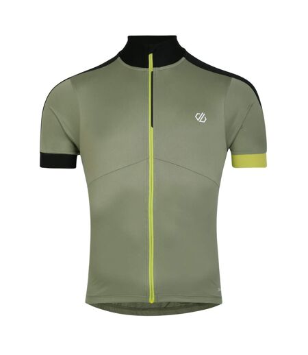 Dare 2B Mens Protraction II Recycled Lightweight Jersey (Oil Green/Black)