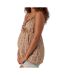 Débardeur blanc/marron femme mamalicious rita-1