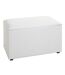 Coffre de Rangement Design Soldi 65cm Blanc-1