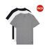 T-shirts unis homme noir vif / gris chiné / blanc Lyle & Scott-1