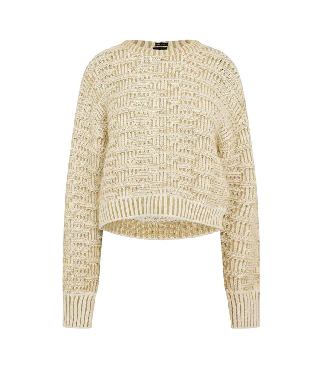Sweat Manches Longues Femme Blanc Cassé Boss-2