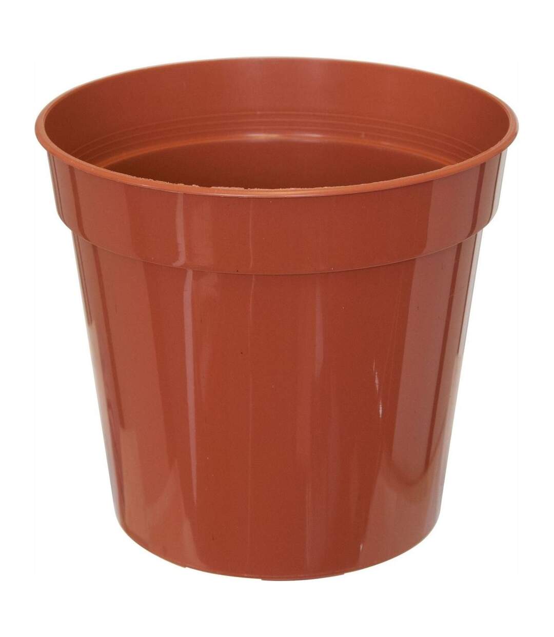 Plant pot 8in terracotta orange Stewart-1