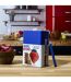 Boîte à Sucre en Métal Ludique 18cm Bleu-4