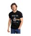 T-shirt carp side of the moon homme noir Weird Fish