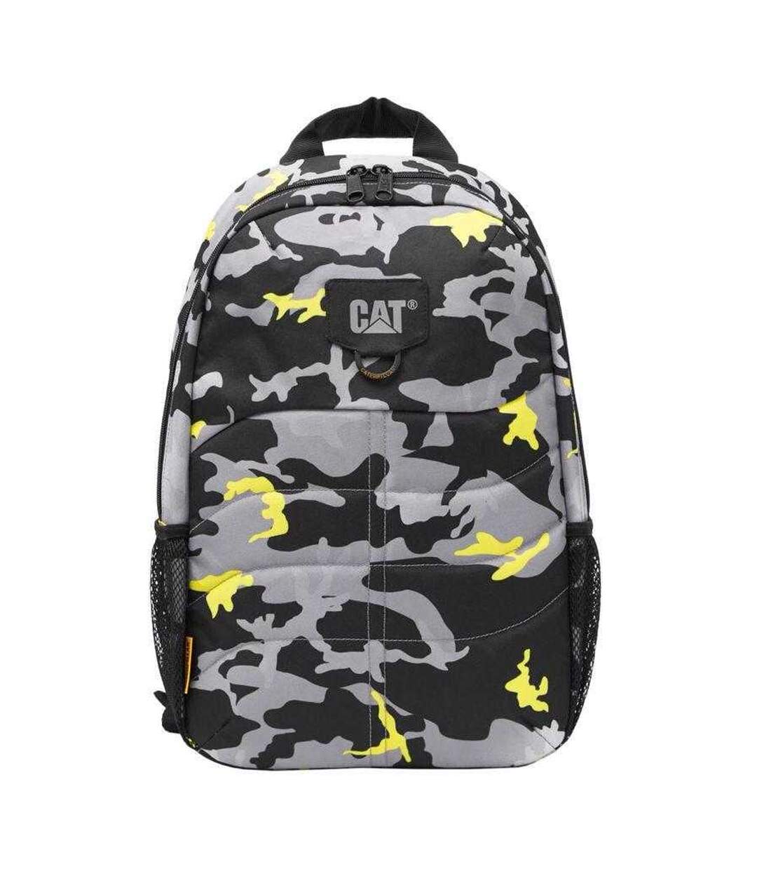 Sac À Dos Motif/style Camouflage Benson Taille Unique Noir Gris Caterpillar-1