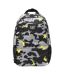 Sac À Dos Motif/style Camouflage Benson Taille Unique Noir Gris Caterpillar-1