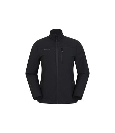Mountain Warehouse Mens Grasmere Soft Shell Jacket (Black) - UTMW123