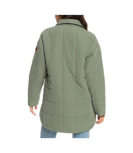 Manteau Matelassé Vert Femme Roxy Next Up - M