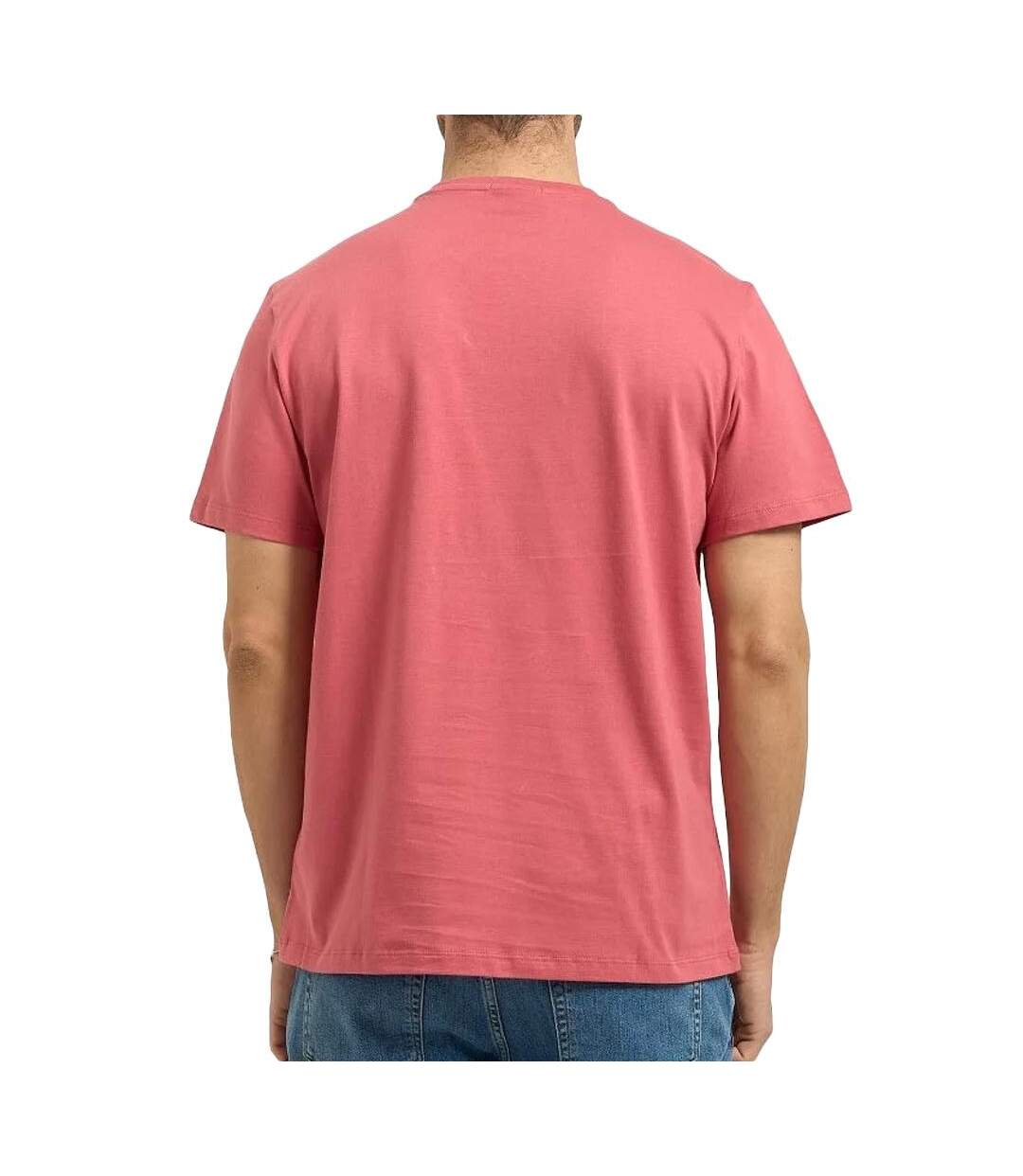 T-Shirt rose homme calvin klein jeans classics-2