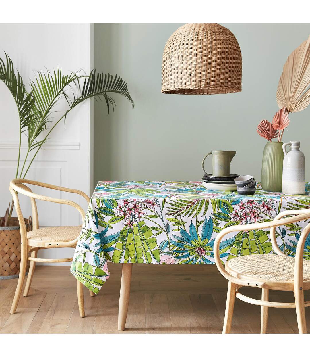 Nappe coton enduite BAHIA Rond-1