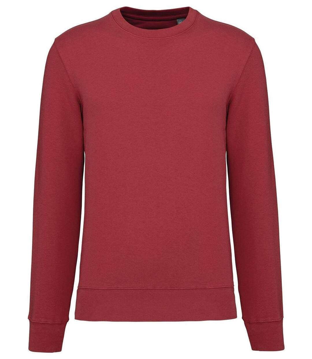 Sweat col rond écoresponsable - Mixte - K4025 - rouge terracotta-brique